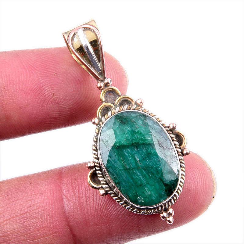 Изумруд(Смоделированный) Подвеска ручной работы из стерлингового серебра 925 пробы в двух тонах 1,5 дюйма F9V89
Изумруд(Смоделированный) Подвеска ручной работы из стерлингового серебра 925 пробы в двух тонах 1,5 дюйма F9V89