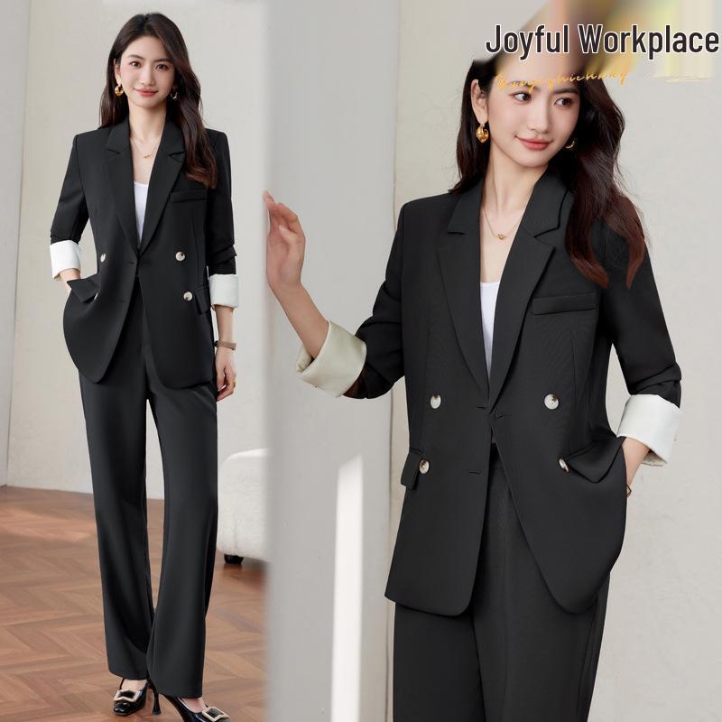 Women s Black Blazer Suit Set - New 2025 Korean Style, Casual Fashion, High-End Professional Temperament for Spring/Autumn. XXL
Women s Black Blazer Suit Set - New 2025 Korean Style, Casual Fashion, High-End Professional Temperament for Spring/Autumn. XXL