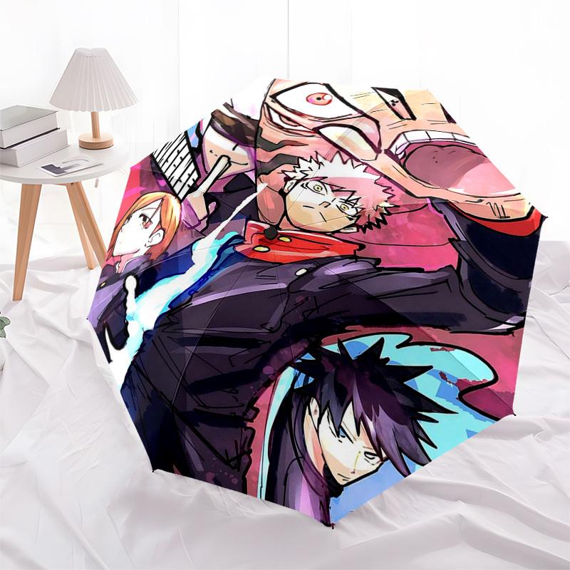 1pc Jujutsu Kaisen Inspired Automatic Opening Folding Umbrella with 8-Bone Iron Frame Perfect for Fans, Travelers, Daily Use, and Festive Gifts!M041
1pc Jujutsu Kaisen Inspired Automatic Opening Folding Umbrella with 8-Bone Iron Frame Perfect for Fans, Travelers, Daily Use, and Festive Gifts!M041