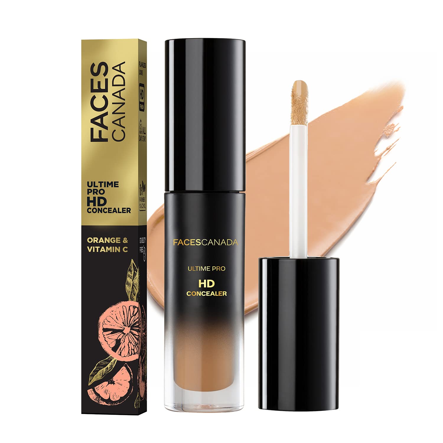 FACESCANADA Ultime Pro HD Жидкий консилер Full Coverage для всех типов кожи - Песочный бежевый 01, 3,8 мл | Натуральное матовое покрытие | Стойкость 12 часов | Несовершенства
FACESCANADA Ultime Pro HD Жидкий консилер Full Coverage для всех типов кожи - Песочный бежевый 01, 3,8 мл | Натуральное матовое покрытие | Стойкость 12 часов | Несовершенства