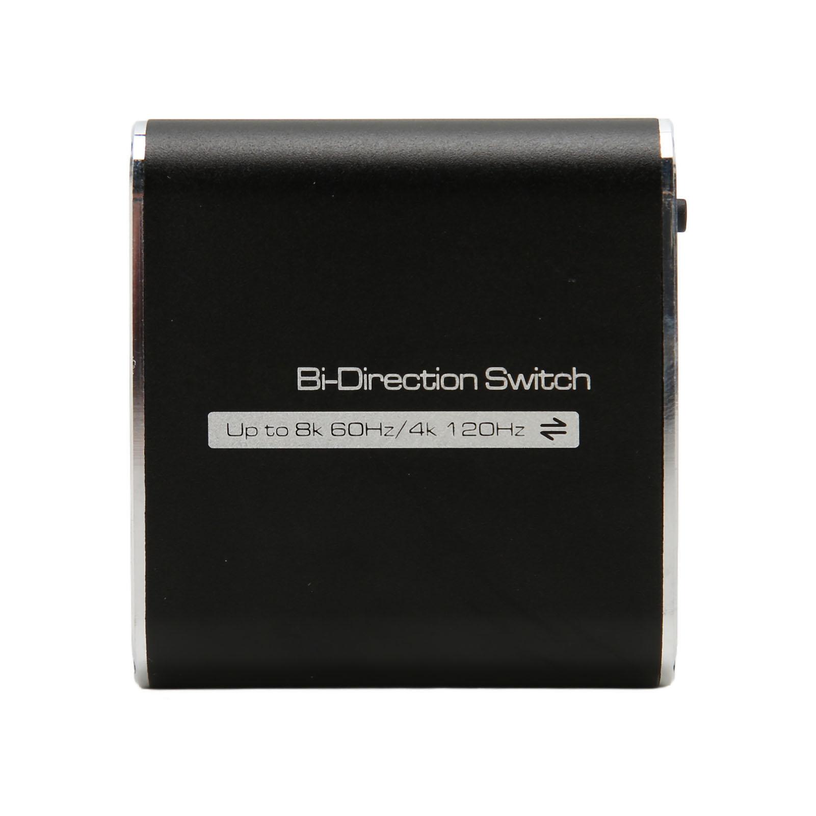 8K HD Multimedia Interface Bi Direction Switch 48Gbps 4K 120Hz HD Multimedia Interface Splitter 2
8K HD Multimedia Interface Bi Direction Switch 48Gbps 4K 120Hz HD Multimedia Interface Splitter 2
