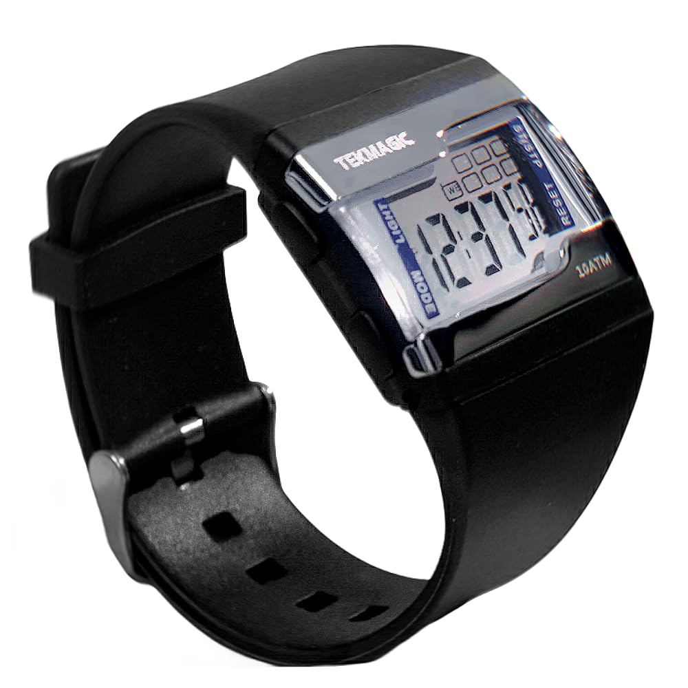 10 ATM Water Resistant Digital Watch with Multiple Functions for Swimming Lap Stop Alarm Calendar and Backlight Diving, Watch, Clock, (Black) чорний
10 ATM Water Resistant Digital Watch with Multiple Functions for Swimming Lap Stop Alarm Calendar and Backlight Diving, Watch, Clock, (Black) чорний