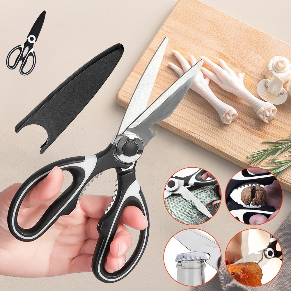 Stainless Steel Kitchen Scissors Multi-Purpose Shears Meat and Roast Cutting Household Cooking Chicken Wings Fish Kitchen Tool United States
Stainless Steel Kitchen Scissors Multi-Purpose Shears Meat and Roast Cutting Household Cooking Chicken Wings Fish Kitchen Tool United States