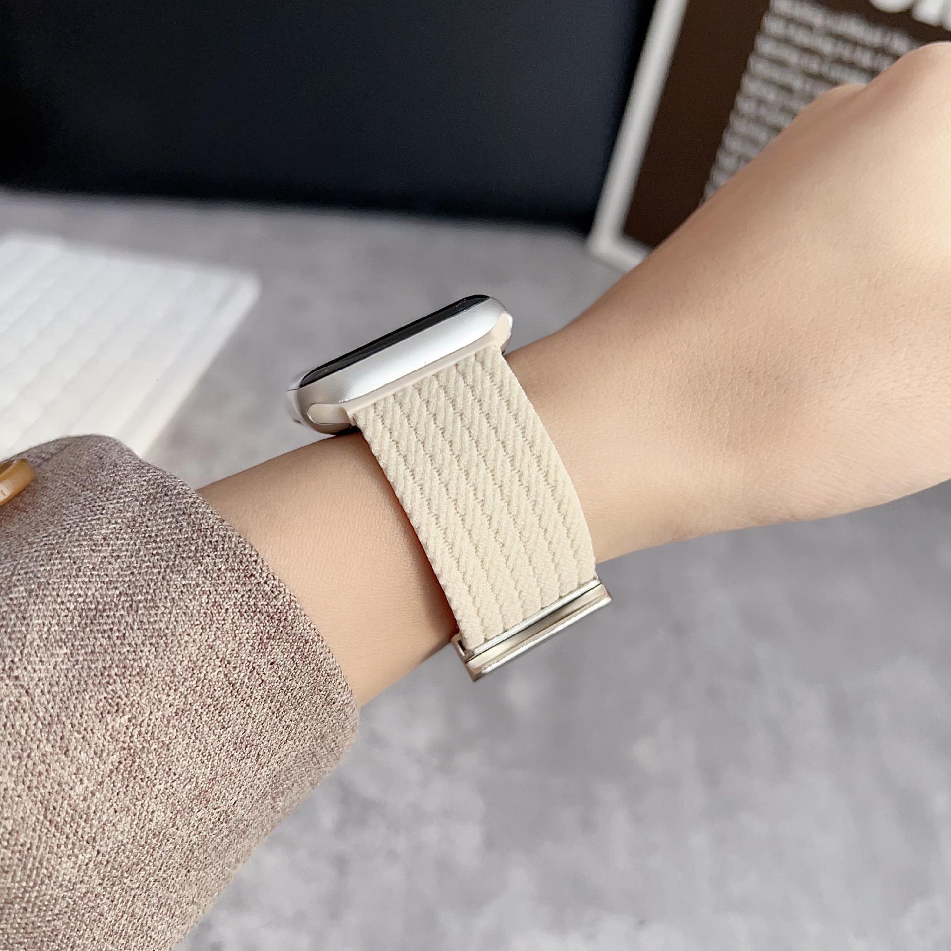 Apple-Compatible Nylon Foldable Magnetic Cartoon Plaid Watch Strap колір зоряного світла
Apple-Compatible Nylon Foldable Magnetic Cartoon Plaid Watch Strap колір зоряного світла