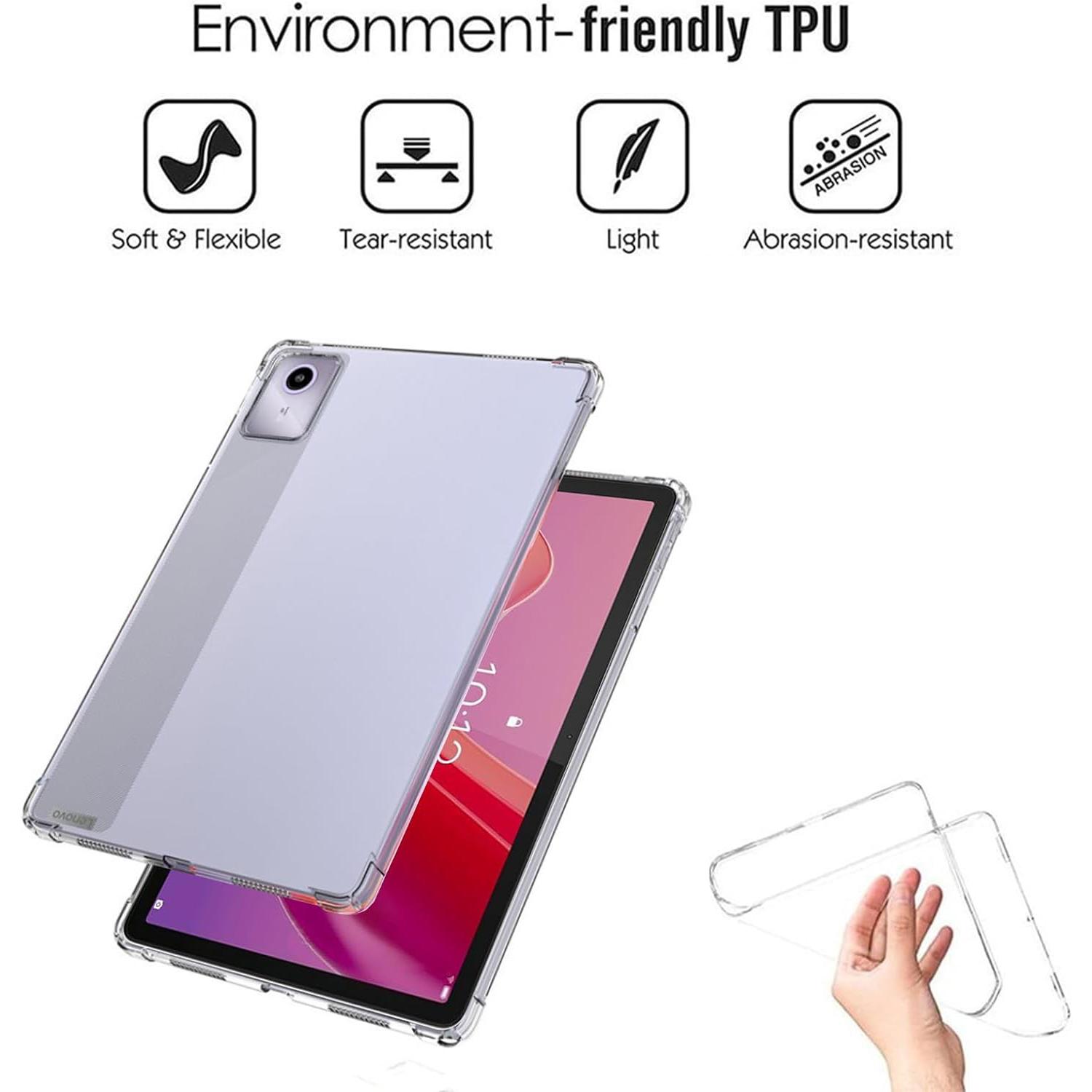For Lenovo Tab M11/Xiaoxin Pad 11 2024 Clear TPU Tablet Case+2Pcs Tempered Glass Screen Protector A
For Lenovo Tab M11/Xiaoxin Pad 11 2024 Clear TPU Tablet Case+2Pcs Tempered Glass Screen Protector A