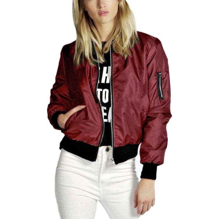 Autumn Winter Bomber Jacket Women Outerwear Long Sleeve Stand Collar Zipper Thin Coat XL
Autumn Winter Bomber Jacket Women Outerwear Long Sleeve Stand Collar Zipper Thin Coat XL
