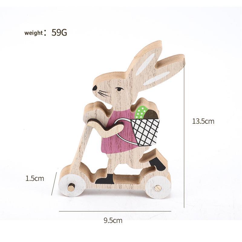 2026 Easter Rabbit Wooden Ornament Easter Party Festival Cute Easter Rabbit Cycling With Backpack Animal Ornament Wooden Crafts L рожевий
2026 Easter Rabbit Wooden Ornament Easter Party Festival Cute Easter Rabbit Cycling With Backpack Animal Ornament Wooden Crafts L рожевий