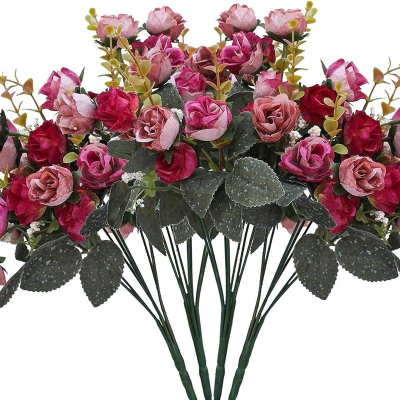 4pcs Artificial Autumn Colored Crystal Roses Bouquet Silk Fake Flowers Wedding Decor Simulation Pink Rose Home Hotel Decoration Яскраво-рожевий
4pcs Artificial Autumn Colored Crystal Roses Bouquet Silk Fake Flowers Wedding Decor Simulation Pink Rose Home Hotel Decoration Яскраво-рожевий