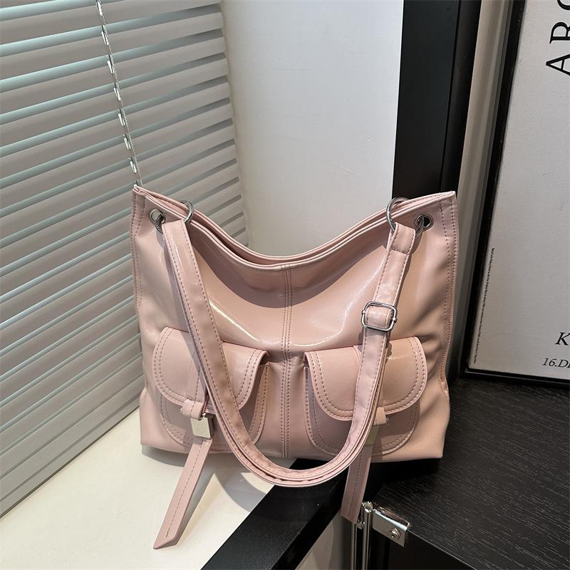 Модная повседневная текстурная рабочая сумка-тоут через плечо под мышкой с несколькими карманами, простая, большой вместимости, женская 2025 розовый
Модная повседневная текстурная рабочая сумка-тоут через плечо под мышкой с несколькими карманами, простая, большой вместимости, женская 2025 розовый