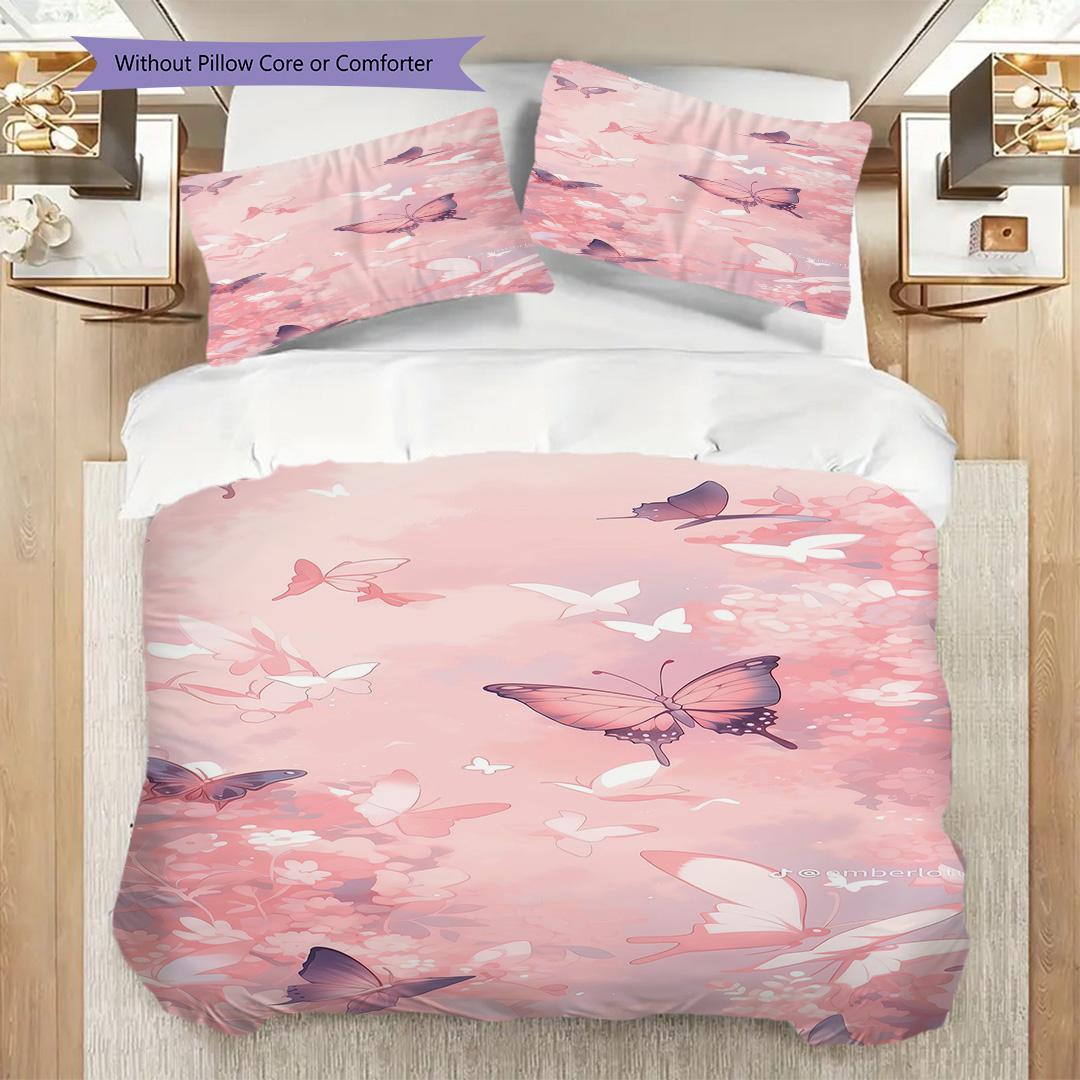 1PC Butterflies, flowers Bedding Quilt Set Quilt Cover Pillowcase Home Decoration Birthday Gift (1 * duvet cover + 15 * pillowcase, without core) 135x200cm
1PC Butterflies, flowers Bedding Quilt Set Quilt Cover Pillowcase Home Decoration Birthday Gift (1 * duvet cover + 15 * pillowcase, without core) 135x200cm