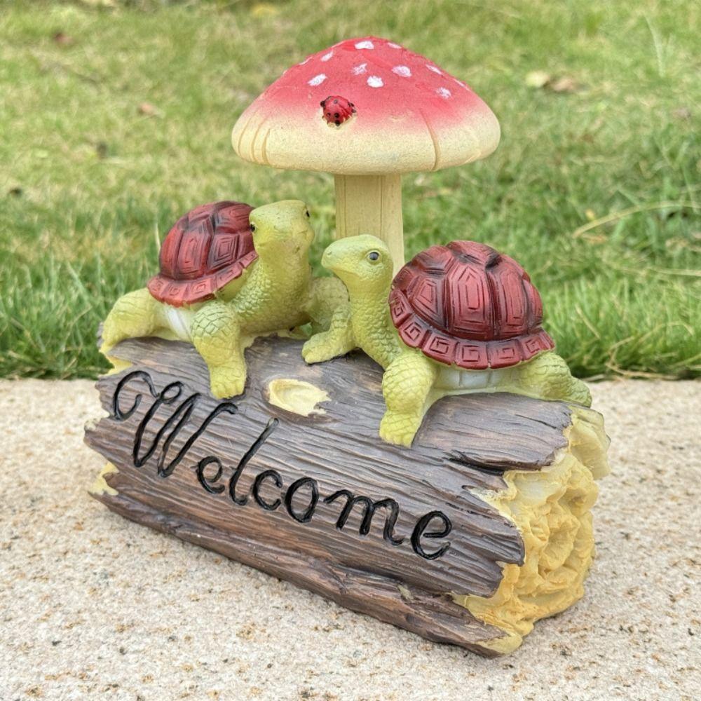 Resin Turtle Mushroom Statue Ornament Cartoon Miniatures Figurine Sculpture Animal Statue Gift Turtle
Resin Turtle Mushroom Statue Ornament Cartoon Miniatures Figurine Sculpture Animal Statue Gift Turtle