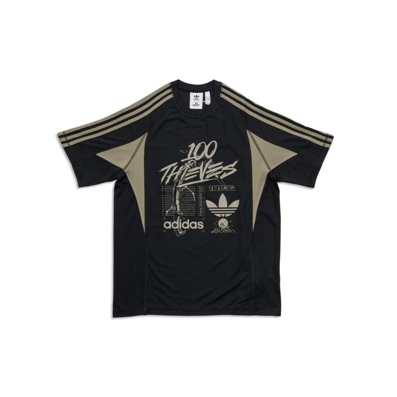 Adidas Оригинальная коллаборация Originals X 100 Thieves SS25 Минималистичная удобная футболка-пуловер с коротким рукавом Унисекс футболки Черная JM3259 M
Adidas Оригинальная коллаборация Originals X 100 Thieves SS25 Минималистичная удобная футболка-пуловер с коротким рукавом Унисекс футболки Черная JM3259 M