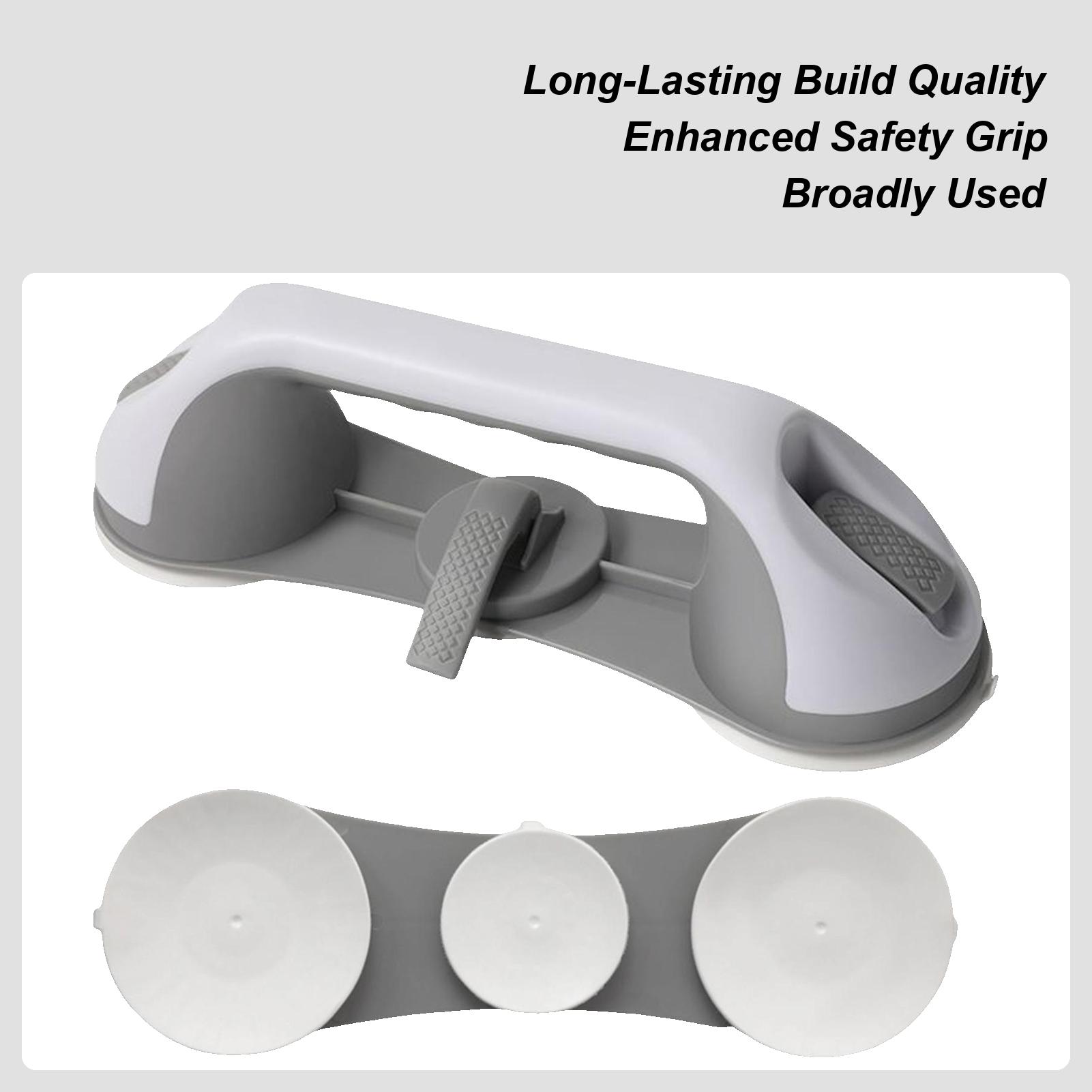 1pc Shower Handle Grab Bars Ultra Grip Duals Locking Safety Suction Cups Helping Handle Anti Slip Support for Toilet Bathroom CN
1pc Shower Handle Grab Bars Ultra Grip Duals Locking Safety Suction Cups Helping Handle Anti Slip Support for Toilet Bathroom CN