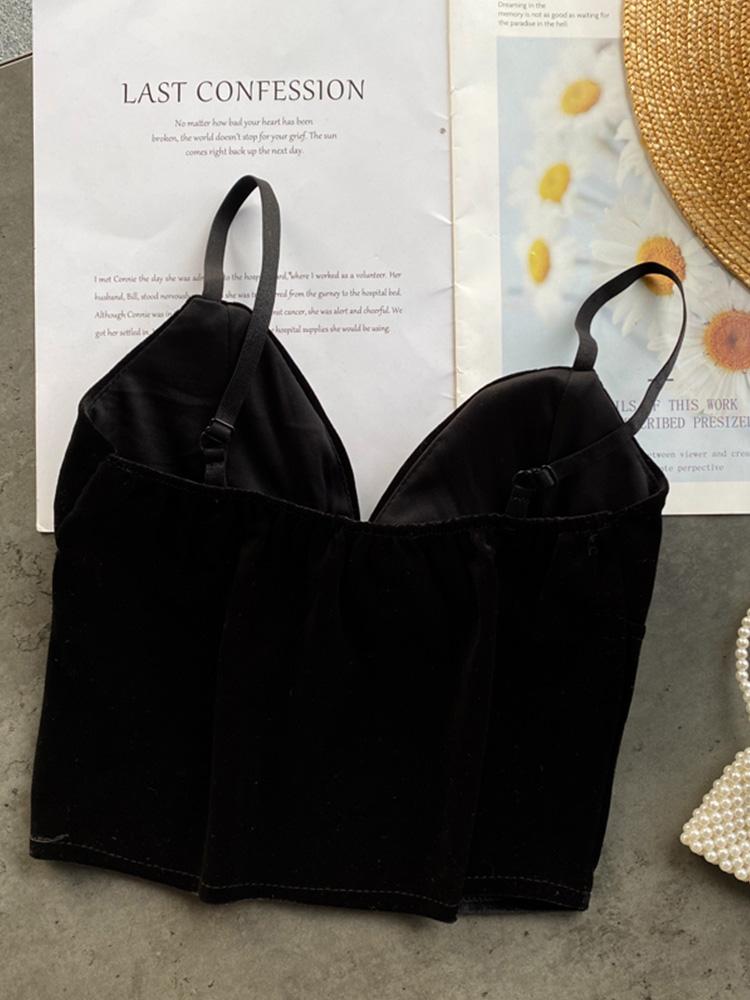 Женские велюровые топы в стиле ретро, летние топы без рукавов с открытой спиной и шикарным принтом, сексуальные короткие майки с открытыми плечами S чёрный
Женские велюровые топы в стиле ретро, летние топы без рукавов с открытой спиной и шикарным принтом, сексуальные короткие майки с открытыми плечами S чёрный