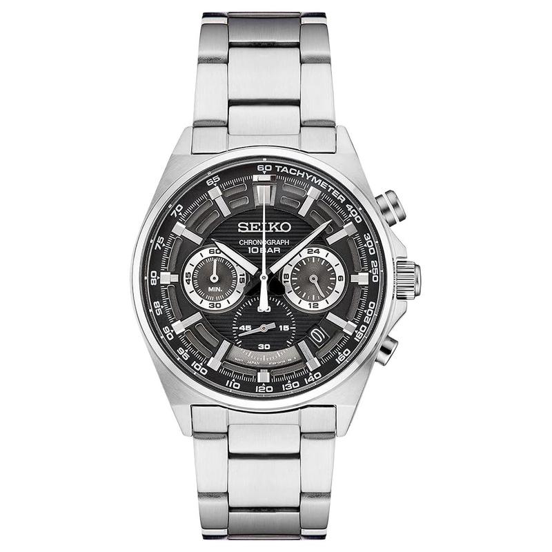 SEIKO 100 meters waterproof casual fashion Quartz Steel Strap 41mm men s watch black dial SSB397 чорний
SEIKO 100 meters waterproof casual fashion Quartz Steel Strap 41mm men s watch black dial SSB397 чорний