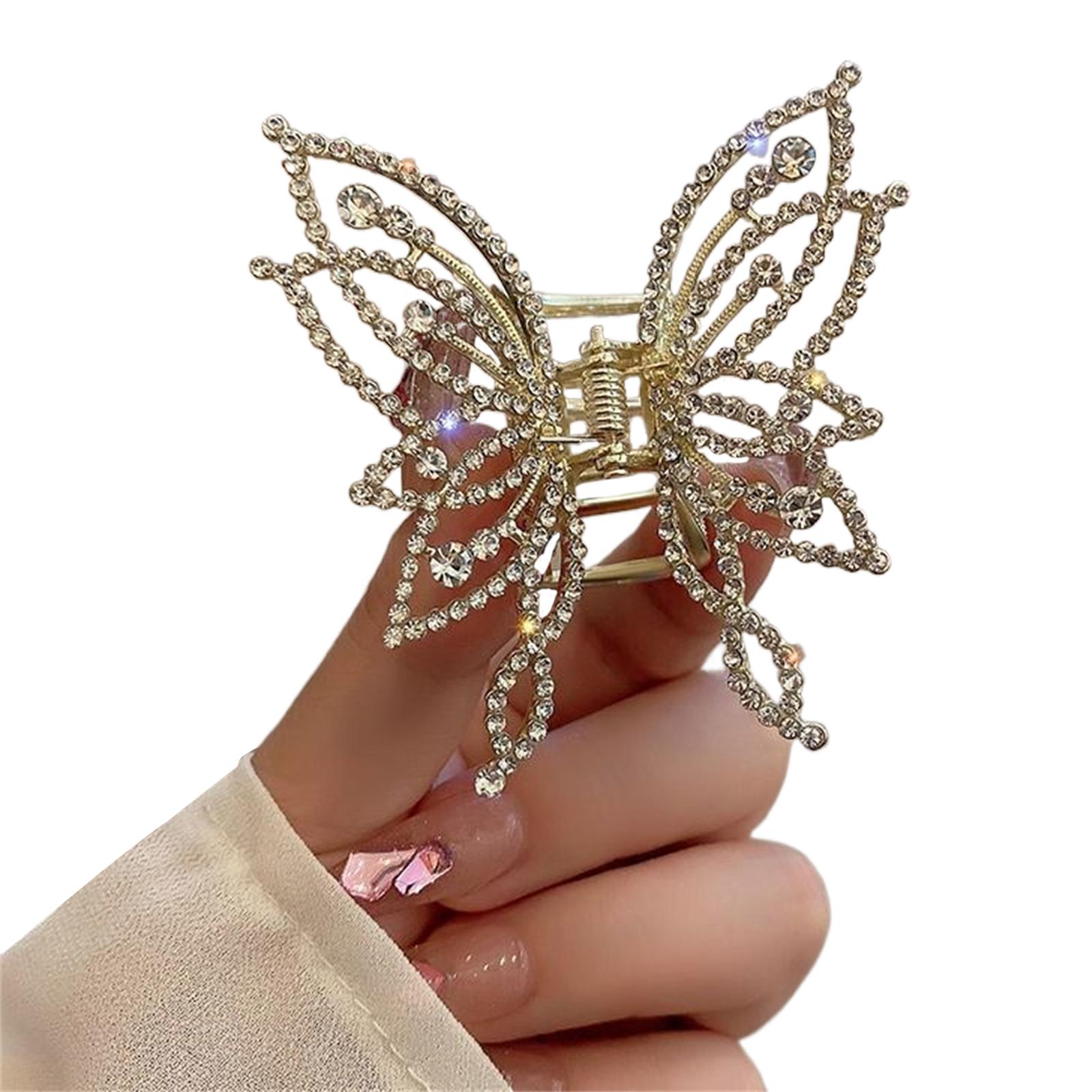 Butterfly Metal Hair Claw for Women 2 Hair Clips Thick Hair Rhinestones Pearl Claw Clips Strong Hold Styling Claws 1
Butterfly Metal Hair Claw for Women 2 Hair Clips Thick Hair Rhinestones Pearl Claw Clips Strong Hold Styling Claws 1