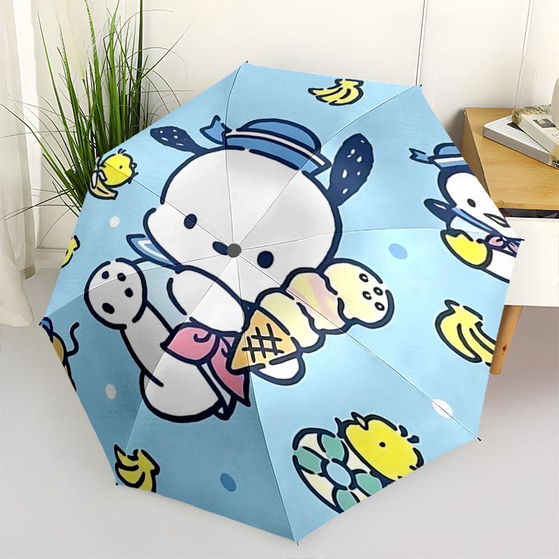 1pc Pochacco Ice Cream Cone Umbrella - Automatic Open/Closed Outdoor Umbrella with 8-Bone Iron Frame, Perfect for Fans, Travelers, Daily Use, and Fest
1pc Pochacco Ice Cream Cone Umbrella - Automatic Open/Closed Outdoor Umbrella with 8-Bone Iron Frame, Perfect for Fans, Travelers, Daily Use, and Fest