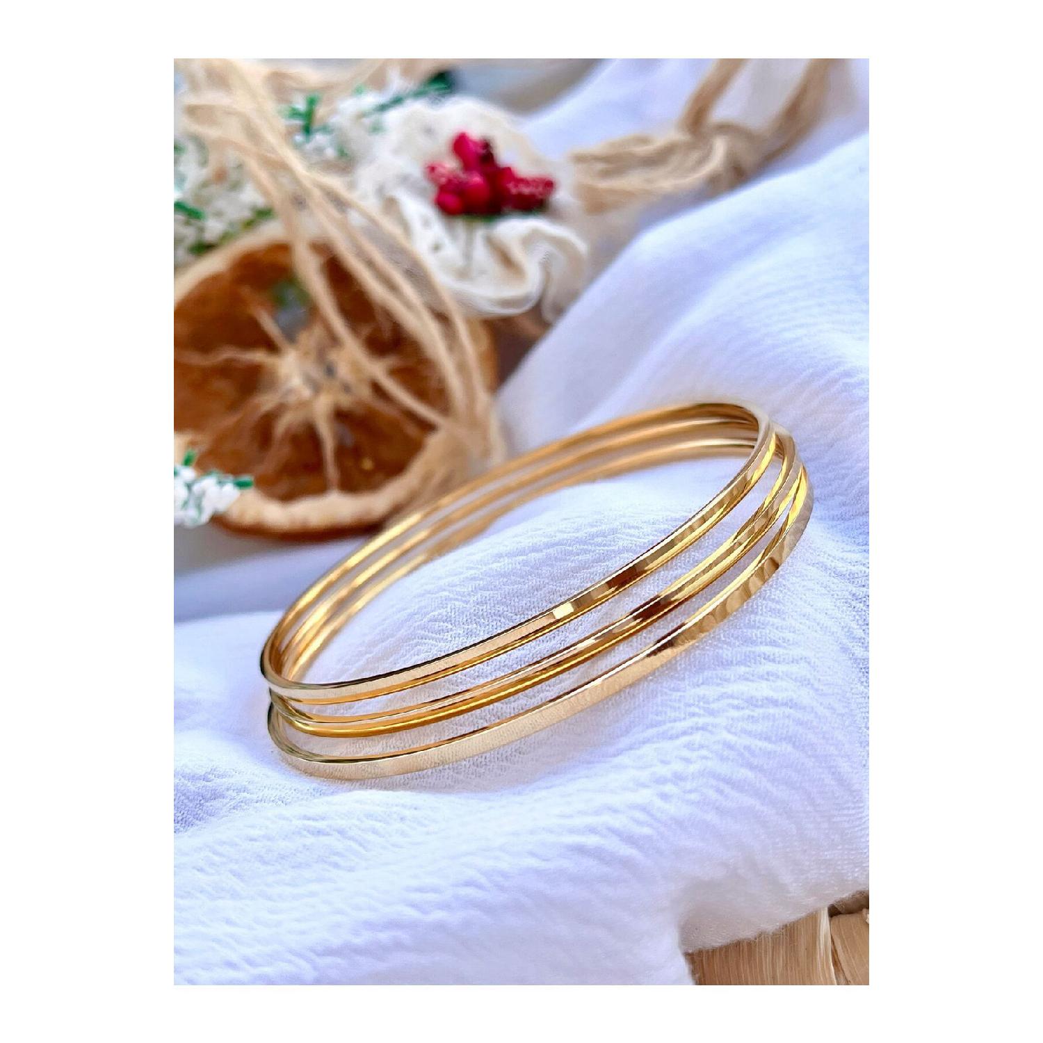 Тройной стальной браслет Kbc Ajda золотой
Тройной стальной браслет Kbc Ajda золотой