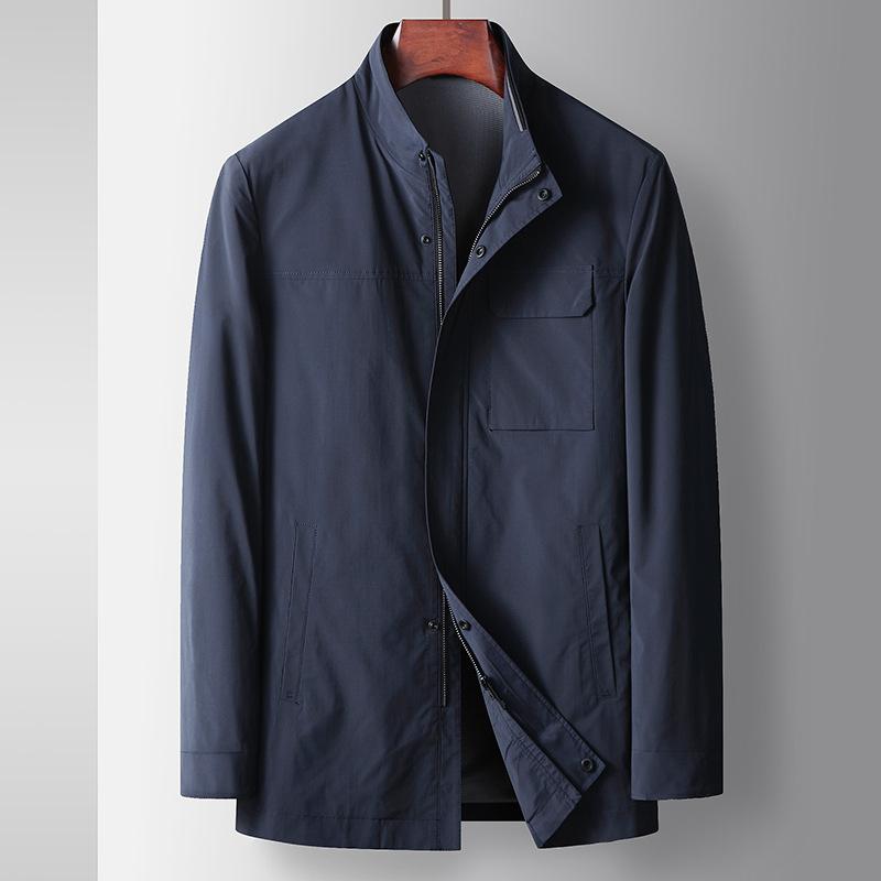 Мужская куртка весна-осень с воротником-стойкой и застежкой-молнией, легкая роскошная повседневная куртка для среднего и молодого возраста 4XL синий
Мужская куртка весна-осень с воротником-стойкой и застежкой-молнией, легкая роскошная повседневная куртка для среднего и молодого возраста 4XL синий