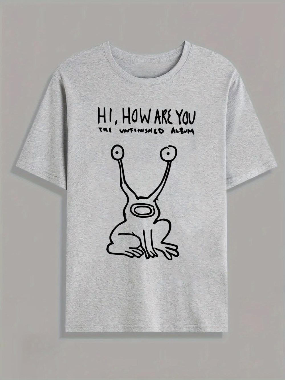Mens Womens Casual Summer Short Sleeve TShirt with Frog Whats Up Graphic Print Round Neck Unisex Tee 3XL
Mens Womens Casual Summer Short Sleeve TShirt with Frog Whats Up Graphic Print Round Neck Unisex Tee 3XL