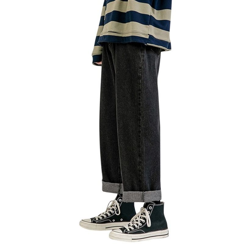 Прямые Свободные Джинсы Мужские Длинные Брюки Прямого Покроя Свободный Деним Мужская Одежда Брюки Black XXL
Прямые Свободные Джинсы Мужские Длинные Брюки Прямого Покроя Свободный Деним Мужская Одежда Брюки Black XXL