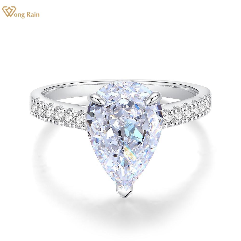 Wong Rain Classic Solid из стерлингового серебра 925 пробы грушевидной огранки 7CT 8*12 MMAAAAA с цирконами, драгоценный камень, свадебное обручальное кольцо, ювелирное кольцо для женщин US 6 белый
Wong Rain Classic Solid из стерлингового серебра 925 пробы грушевидной огранки 7CT 8*12 MMAAAAA с цирконами, драгоценный камень, свадебное обручальное кольцо, ювелирное кольцо для женщин US 6 белый