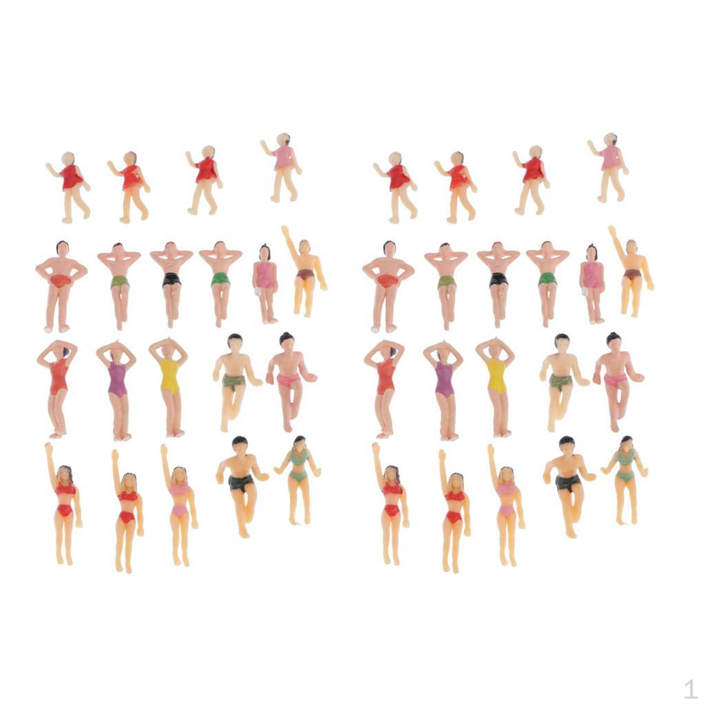 40 штук 1/50 Пляжные масштабные фигурки Ландшафтные аксессуары для песочного стола
40 штук 1/50 Пляжные масштабные фигурки Ландшафтные аксессуары для песочного стола