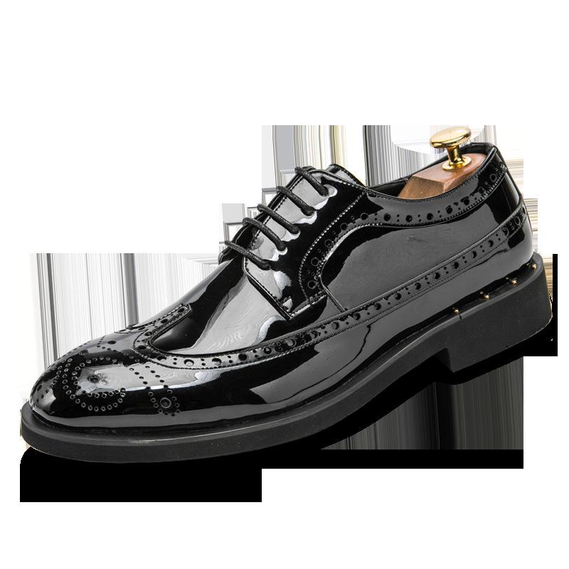 Мужская обувь большого размера новые лаковые туфли модные мужские повседневные кожаные туфли трендовые кожаные туфли на шнуровке с золотым тиснением 38
Мужская обувь большого размера новые лаковые туфли модные мужские повседневные кожаные туфли трендовые кожаные туфли на шнуровке с золотым тиснением 38