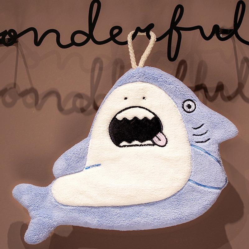 Hand Towel Cute Animal Cartoon Shark Household Cleaning Rag Hanging Absorbent Coral Fleece Kitchen Bathroom Cleaning Hand Towel 25X28cm
Hand Towel Cute Animal Cartoon Shark Household Cleaning Rag Hanging Absorbent Coral Fleece Kitchen Bathroom Cleaning Hand Towel 25X28cm