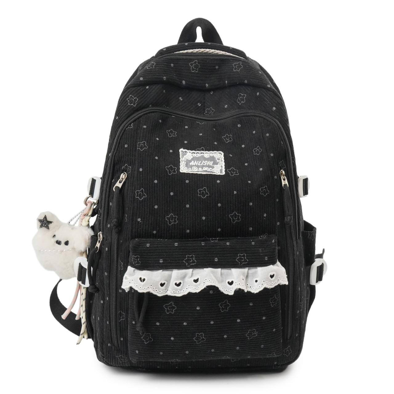 Fashi Corduroy Zipper Designer School Bags Solid Colors Youth Sweet Backpacks 2026 Brand Versatile Bags for Women чёрный
Fashi Corduroy Zipper Designer School Bags Solid Colors Youth Sweet Backpacks 2026 Brand Versatile Bags for Women чёрный