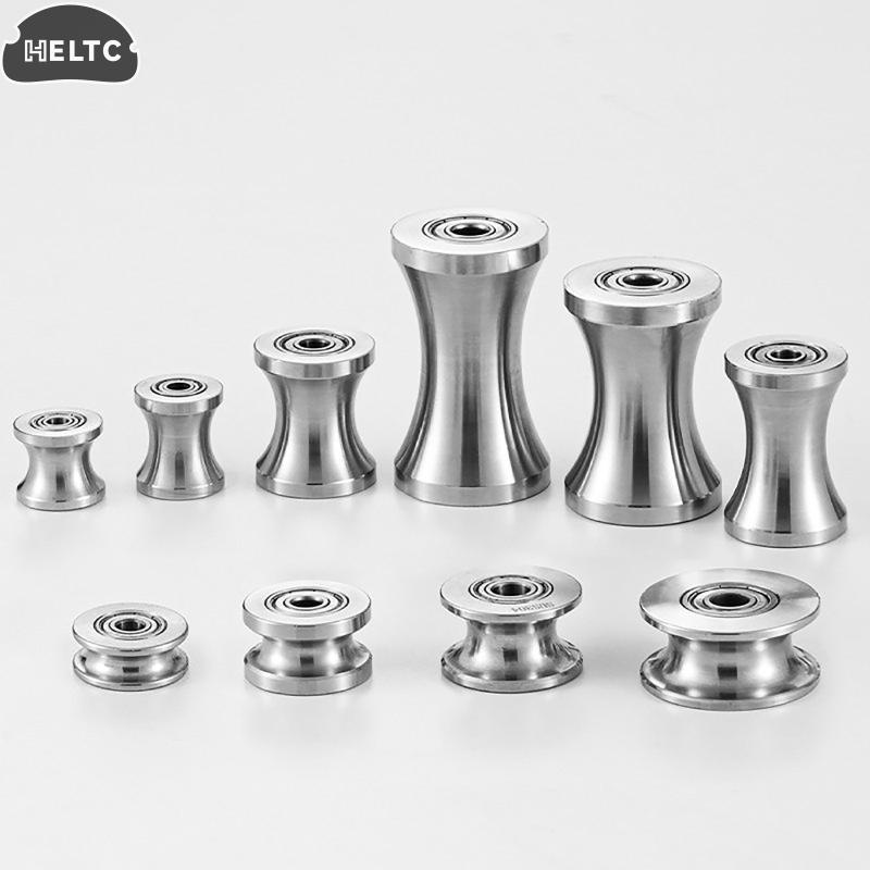 304 Stainless Steel U-shaped Groove Bearing Steel Wire Guided Fixed Wheel Household Hardware Accessories 01
304 Stainless Steel U-shaped Groove Bearing Steel Wire Guided Fixed Wheel Household Hardware Accessories 01