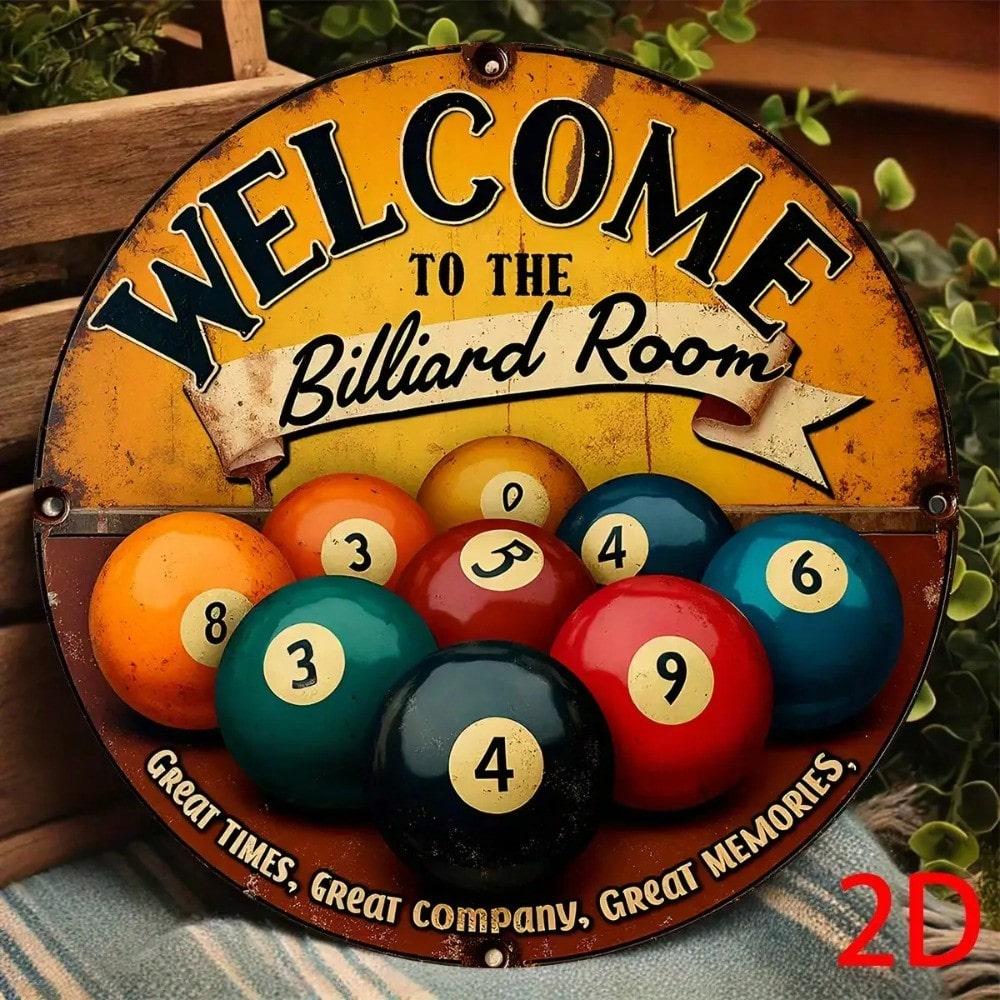 Metal Wall Art Vintage Billiard Decor with Numbers 8 10 19 for Bar
Metal Wall Art Vintage Billiard Decor with Numbers 8 10 19 for Bar