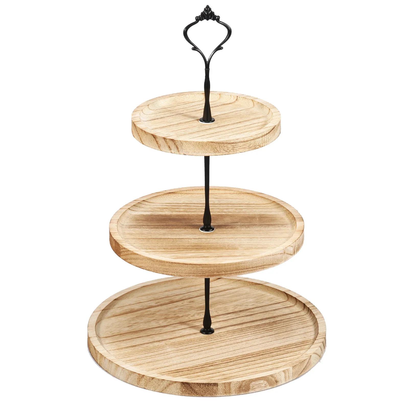 3 Layer Wood Cake Display Cupcake Tray for Stand Snack Dessert Wedding Party Table Birthday Round Tiered Dessert Serving Tray
3 Layer Wood Cake Display Cupcake Tray for Stand Snack Dessert Wedding Party Table Birthday Round Tiered Dessert Serving Tray