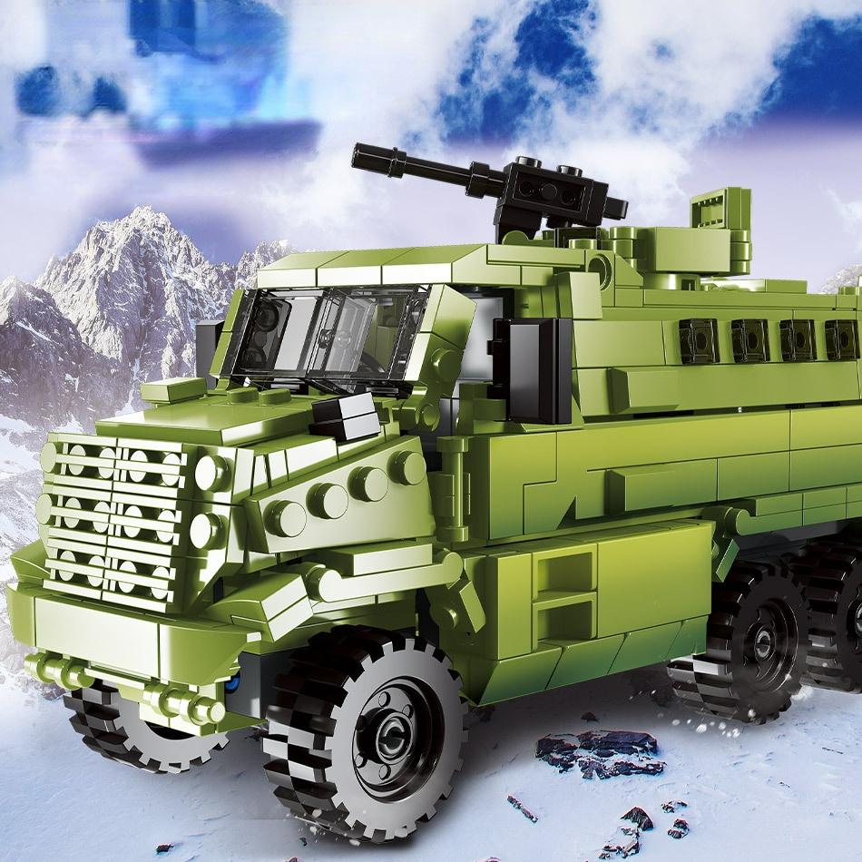 Mytophouse 481PCS Военный WW2 Транспорт Грузовик Автомобиль Модель Игрушка Строительный блок Кирпич Подарок Детский набор Дисплей
Mytophouse 481PCS Военный WW2 Транспорт Грузовик Автомобиль Модель Игрушка Строительный блок Кирпич Подарок Детский набор Дисплей