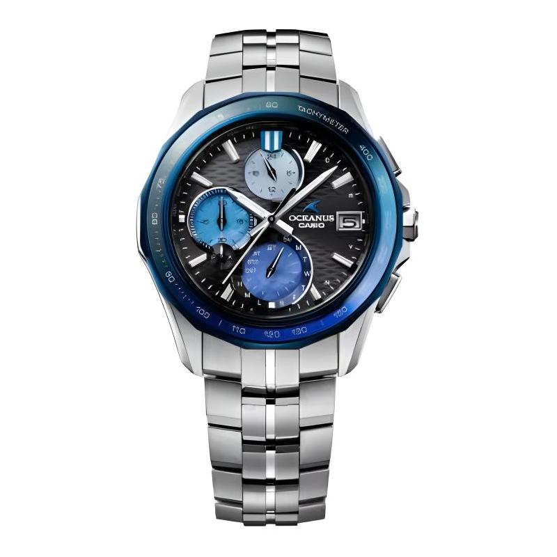 CASIO Manta S7000 series 100 meters waterproof world time solar Quartz titanium strap men s watch black dial OCW-S7000AP-1AJF чорний
CASIO Manta S7000 series 100 meters waterproof world time solar Quartz titanium strap men s watch black dial OCW-S7000AP-1AJF чорний
