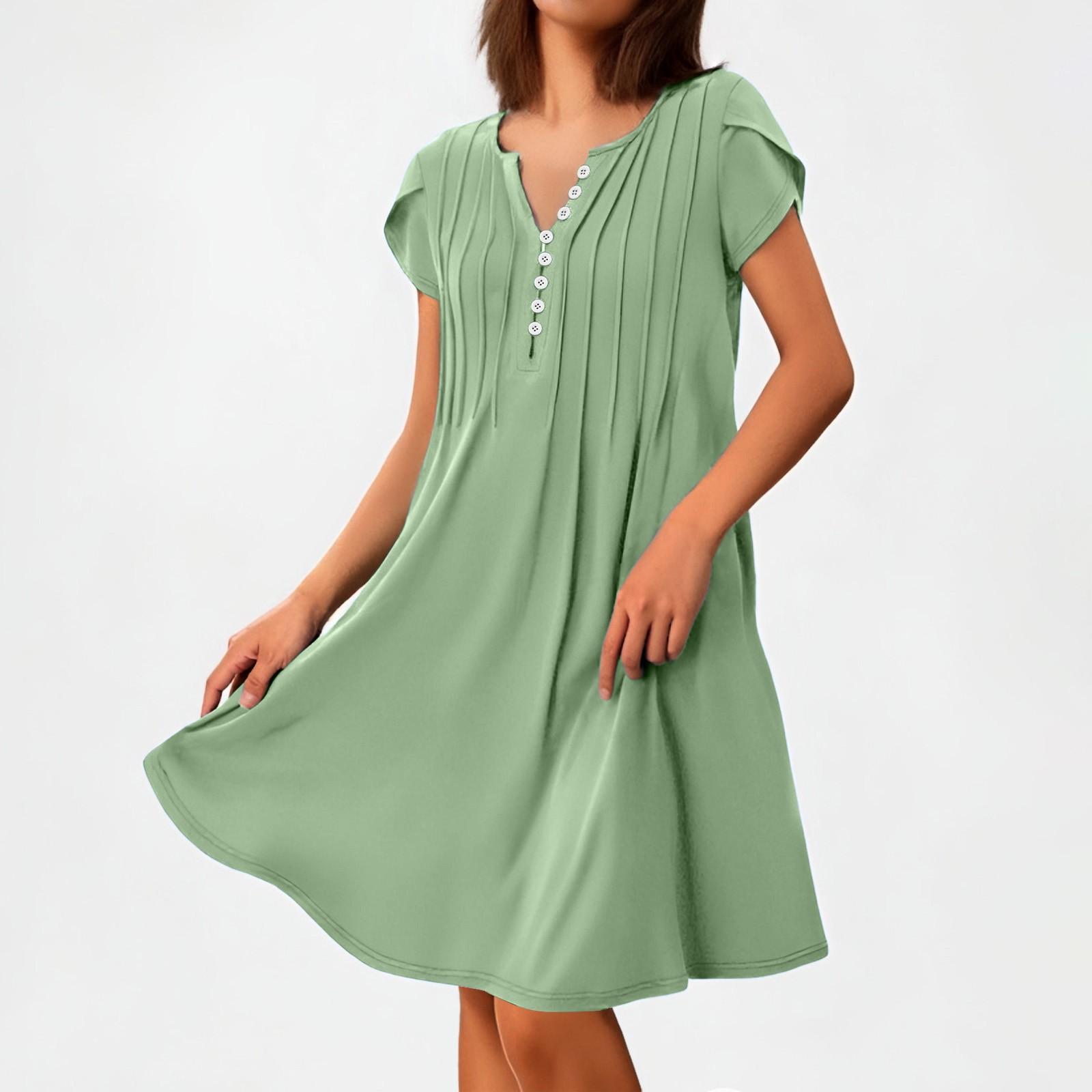 Women s Tshirt Dress Summer Short Sleeve Knee Length Summer Dresses For Women Elegant Loose Sundress XL світло-синій колір
Women s Tshirt Dress Summer Short Sleeve Knee Length Summer Dresses For Women Elegant Loose Sundress XL світло-синій колір