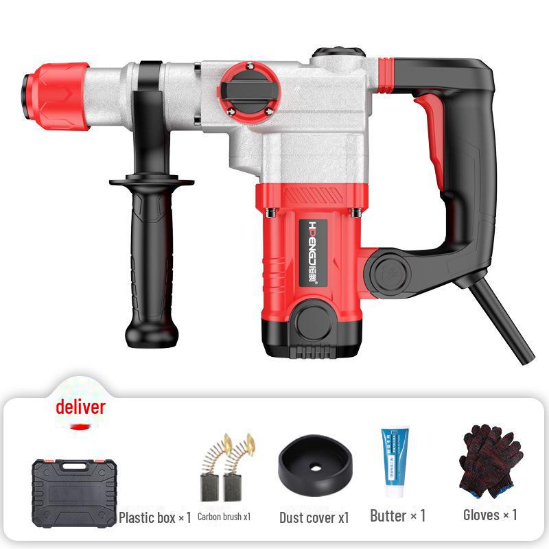Высокопроизводительная многофункциональная ударная дрель: Электрический молоток, кирка и дрель промышленного класса для бетона.
Высокопроизводительная многофункциональная ударная дрель: Электрический молоток, кирка и дрель промышленного класса для бетона.