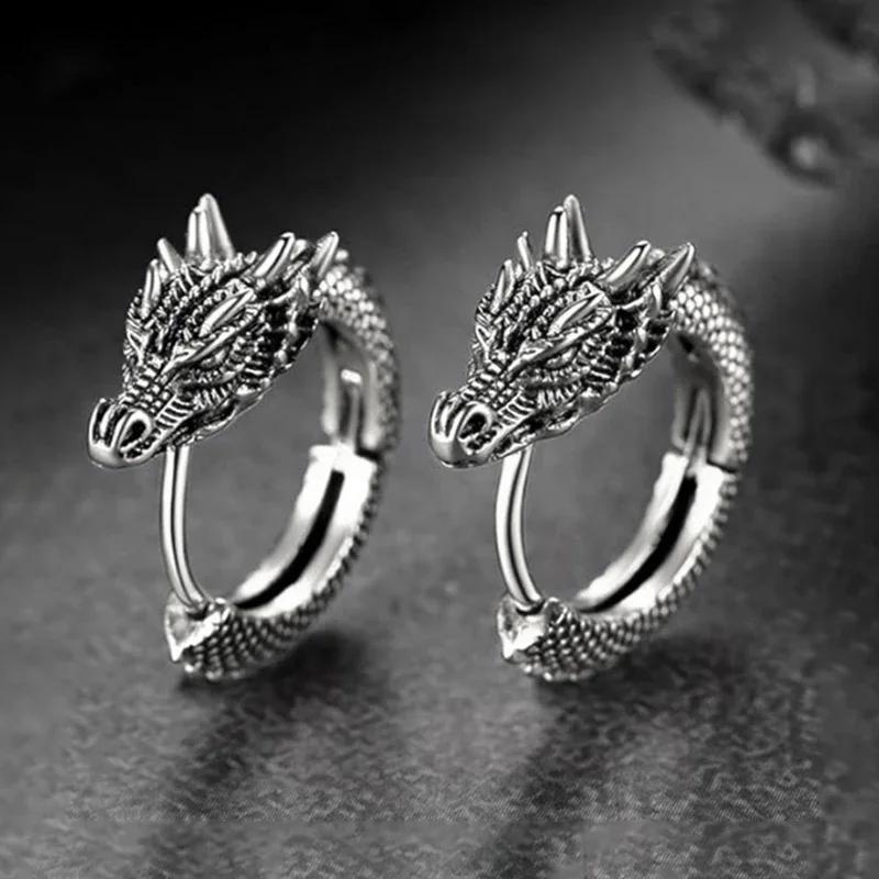 Huitan Grand Dragon Design Hoop Earrings Glassy Gorgeous Aesthetic Hip Hop Style Accessories for Women Trendy Chic Party Zircon
Huitan Grand Dragon Design Hoop Earrings Glassy Gorgeous Aesthetic Hip Hop Style Accessories for Women Trendy Chic Party Zircon
