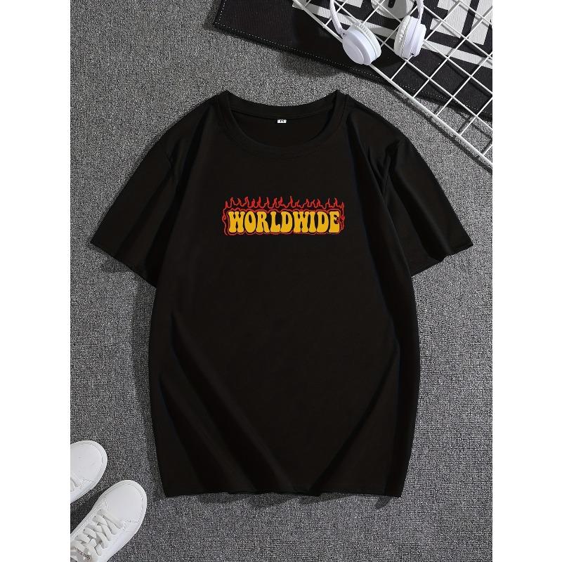 Men s Fire Font Graphic Print Short-Sleeve T-Shirt,Stylish and Casual, Machine-washable , Comfortable Fit S чёрный
Men s Fire Font Graphic Print Short-Sleeve T-Shirt,Stylish and Casual, Machine-washable , Comfortable Fit S чёрный