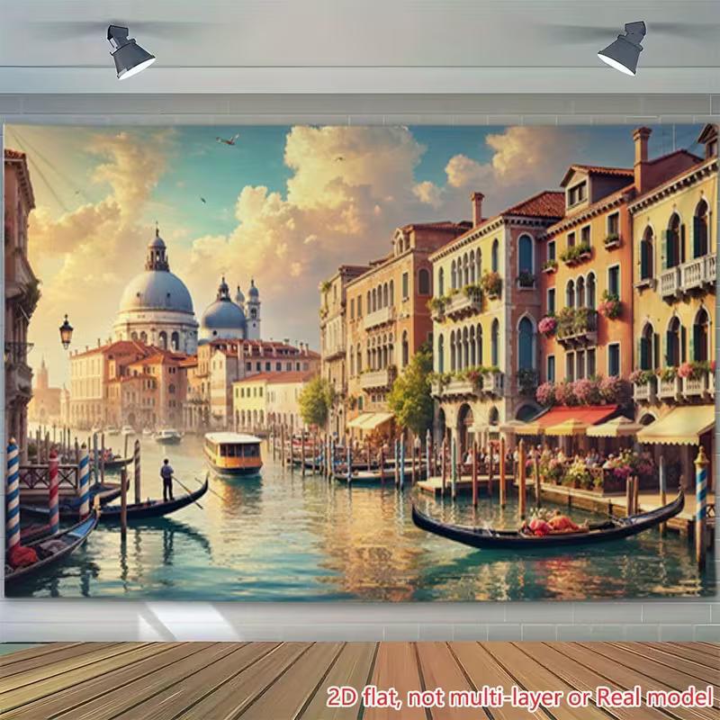 2D Venice Cityscape Background Cloth for Event & Party Backdrop 47.2x31.5inch/120*80cm
2D Venice Cityscape Background Cloth for Event & Party Backdrop 47.2x31.5inch/120*80cm