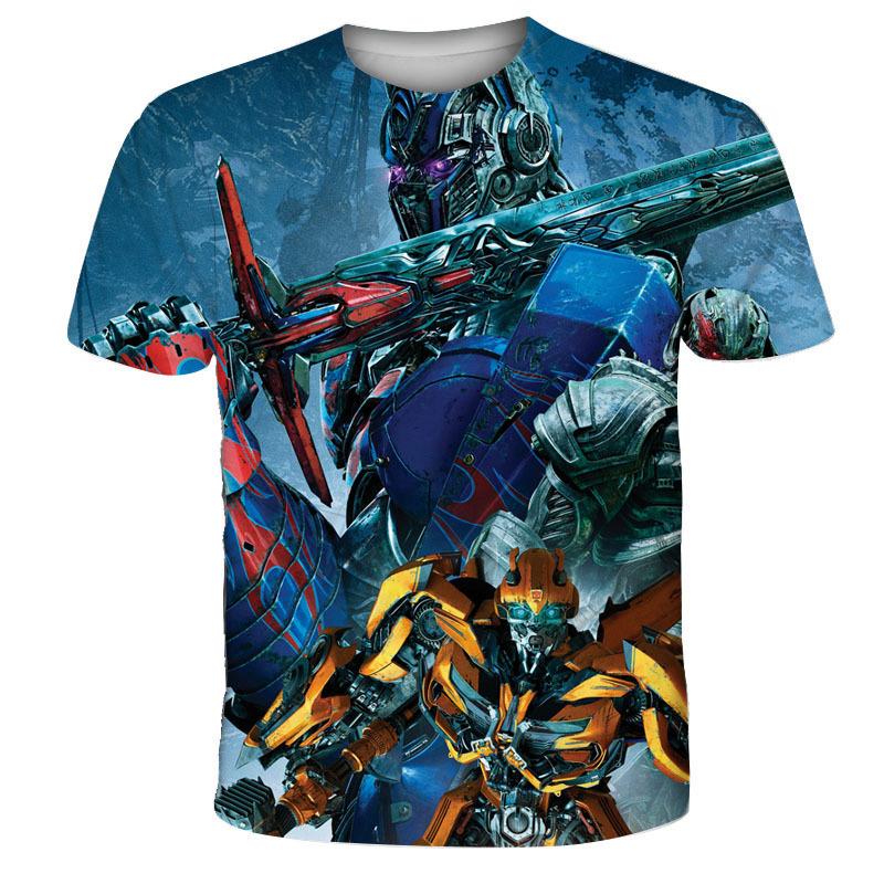 Summer Comfortable Soft Children s Clothing Fashion Transformers 3D Printed Round Neck Boys Short Sleeved T-shirt 170
Summer Comfortable Soft Children s Clothing Fashion Transformers 3D Printed Round Neck Boys Short Sleeved T-shirt 170