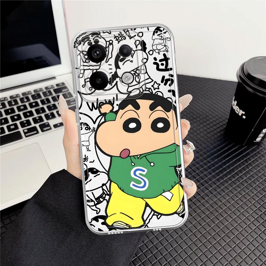 Cute Crayon Shin Chan Soft Phone Cover Case for Xiaomi Redmi Note 14 Pro Plus 12 A4 Note 13 11 12S 9 10 14C 10S 11S 13C Redmi Note 10 4G
Cute Crayon Shin Chan Soft Phone Cover Case for Xiaomi Redmi Note 14 Pro Plus 12 A4 Note 13 11 12S 9 10 14C 10S 11S 13C Redmi Note 10 4G