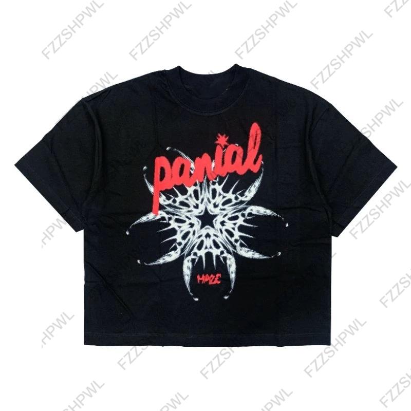 Summer mens loose roundneck pure cotton Tshirt with Harajuku pattern print aesthetic Gothic style top Hiphop Y2k street wear S
Summer mens loose roundneck pure cotton Tshirt with Harajuku pattern print aesthetic Gothic style top Hiphop Y2k street wear S