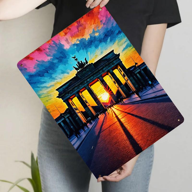 Berlin Brandenburg Gate Sunset Custom Metal Wall Art Home Decor Living Room Bedroom Hanging Painting 20x30cm(7.8x11.8inch)
Berlin Brandenburg Gate Sunset Custom Metal Wall Art Home Decor Living Room Bedroom Hanging Painting 20x30cm(7.8x11.8inch)