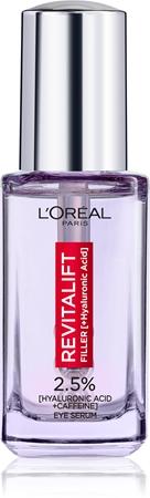 L Oréal Paris Revitalift Filler Осветляющая сыворотка для кожи вокруг глаз с гиалуроновой кислотой TU прозрачный
L Oréal Paris Revitalift Filler Осветляющая сыворотка для кожи вокруг глаз с гиалуроновой кислотой TU прозрачный
