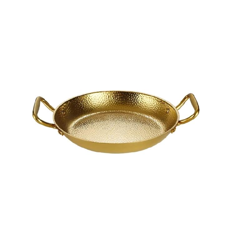 Rusts Resistant Spanish Paella Pan With Double Handle Stainless Steel Cookware Skillets Suitable For Various Stovetops золотой
Rusts Resistant Spanish Paella Pan With Double Handle Stainless Steel Cookware Skillets Suitable For Various Stovetops золотой