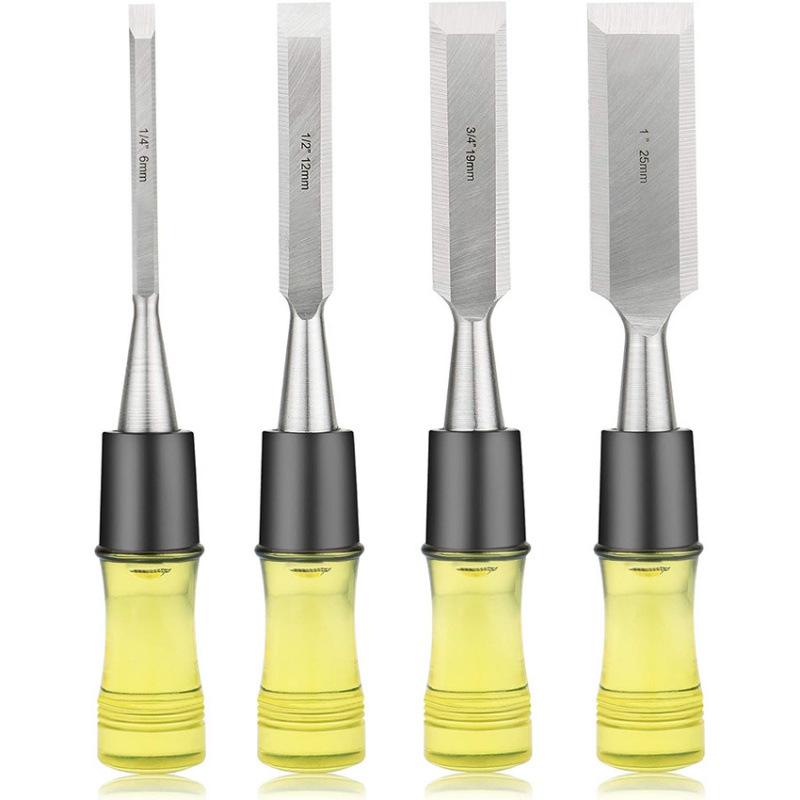 Woodworking Chisel Set Wood Carving Cutting Tools Professional Carpenter DIY Woodcut Flat Chisel Hand Kit Knife Manual Tools 4 Piece Set
Woodworking Chisel Set Wood Carving Cutting Tools Professional Carpenter DIY Woodcut Flat Chisel Hand Kit Knife Manual Tools 4 Piece Set
