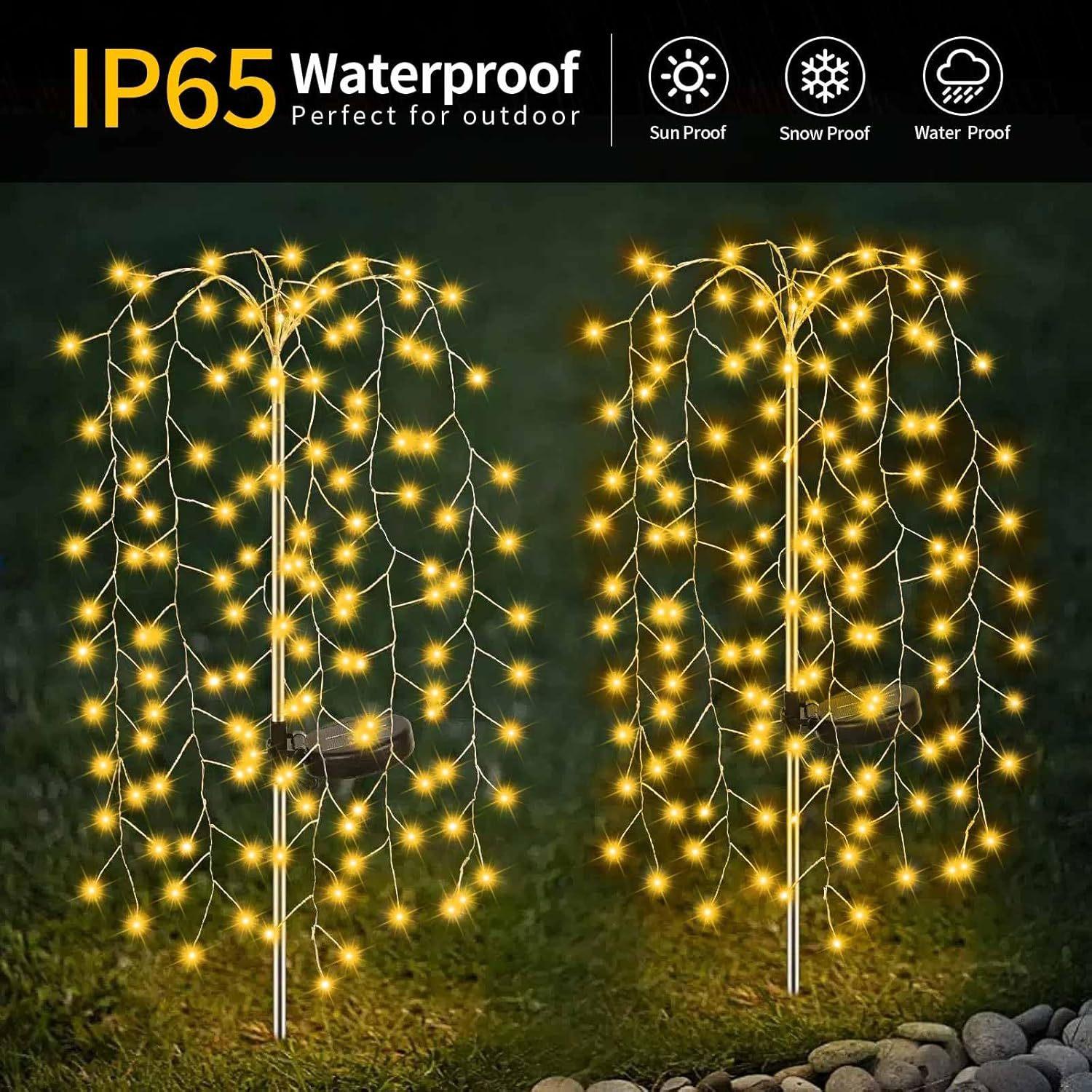 Solar Powered Willow Tree Fireworks Lamp 8 Lighting Modes 200/120LED String Light For Outdoor Lights Garden Decorative Lights Multicolor-120Led різнокольоровий
Solar Powered Willow Tree Fireworks Lamp 8 Lighting Modes 200/120LED String Light For Outdoor Lights Garden Decorative Lights Multicolor-120Led різнокольоровий