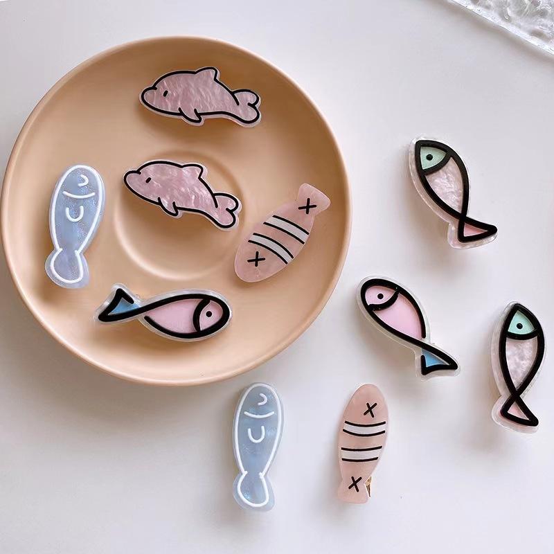 1/8/10pcs Small Fish Cartoon Hair Clip Marine Series Design Lightweight Girl Bangs Fun Clip Broken Hair Clip
1/8/10pcs Small Fish Cartoon Hair Clip Marine Series Design Lightweight Girl Bangs Fun Clip Broken Hair Clip