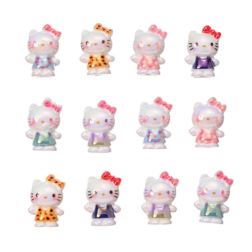 10Pcs Hello Kitty Cartoon Resin Beads DIY Handmade Cute KT Cat Loose Beads For Pacifier Chain Clips Bracelet Jewelry Making
10Pcs Hello Kitty Cartoon Resin Beads DIY Handmade Cute KT Cat Loose Beads For Pacifier Chain Clips Bracelet Jewelry Making